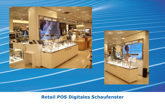 Retail POS Digitales Schaufenster